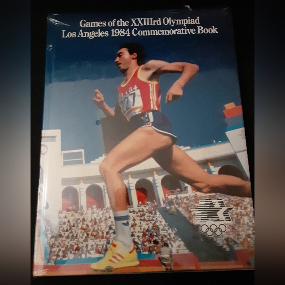 Vintage 80's Olympic commemorative book LA Olympics
